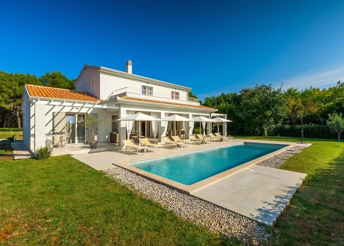 Vila Modern Oliveti With Pool And Grill In Porec *