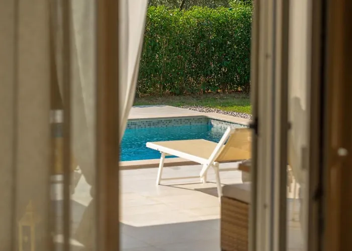 Vila Modern Oliveti With Pool And Grill In Porec Frata