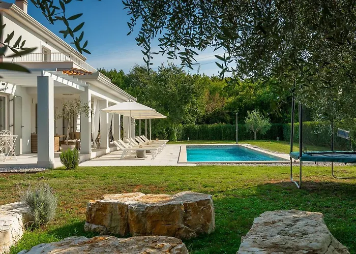 Villa Modern Oliveti With Pool And Grill In Porec